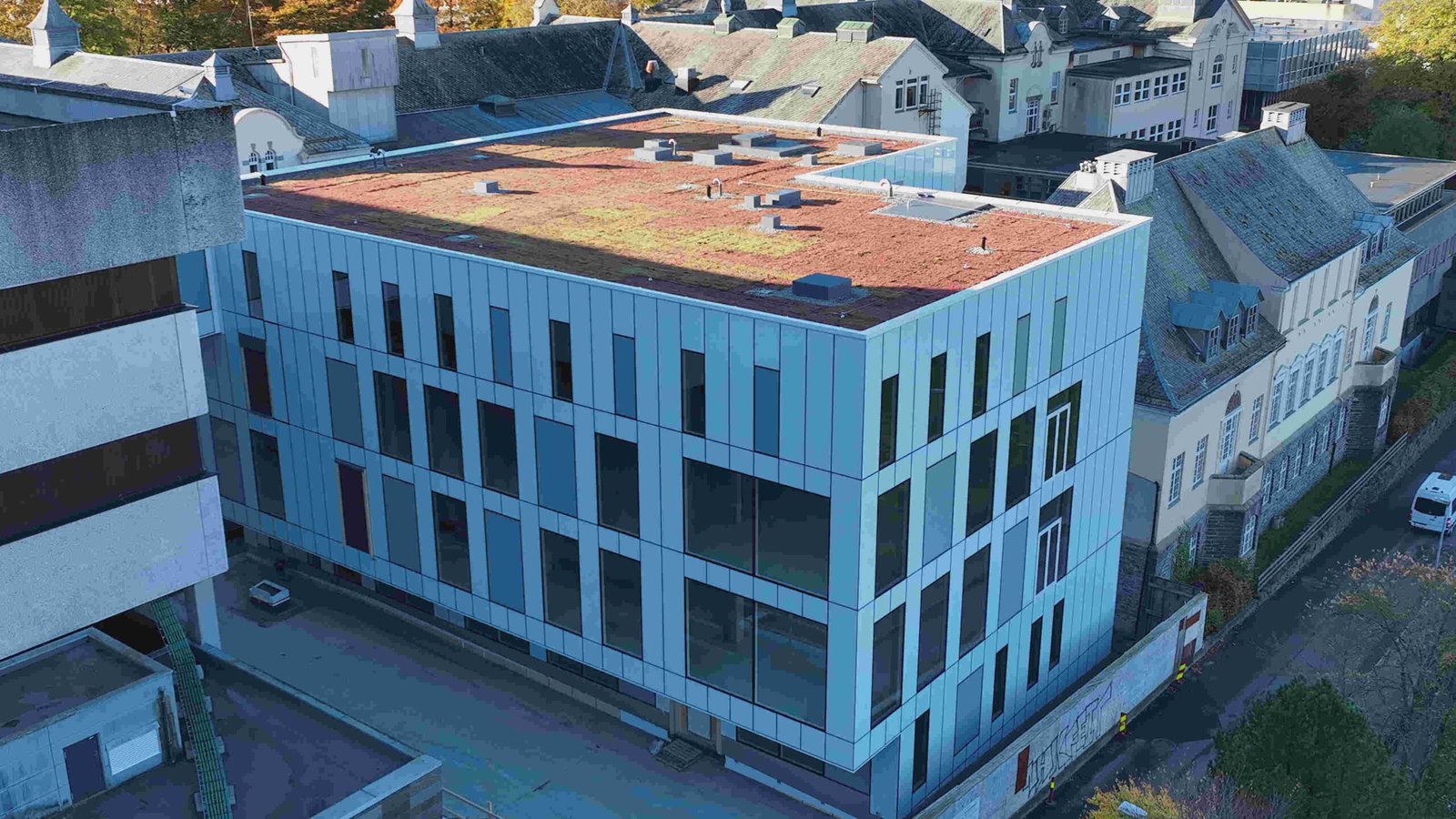 Parkhjørnet — byggeplass Haukeland